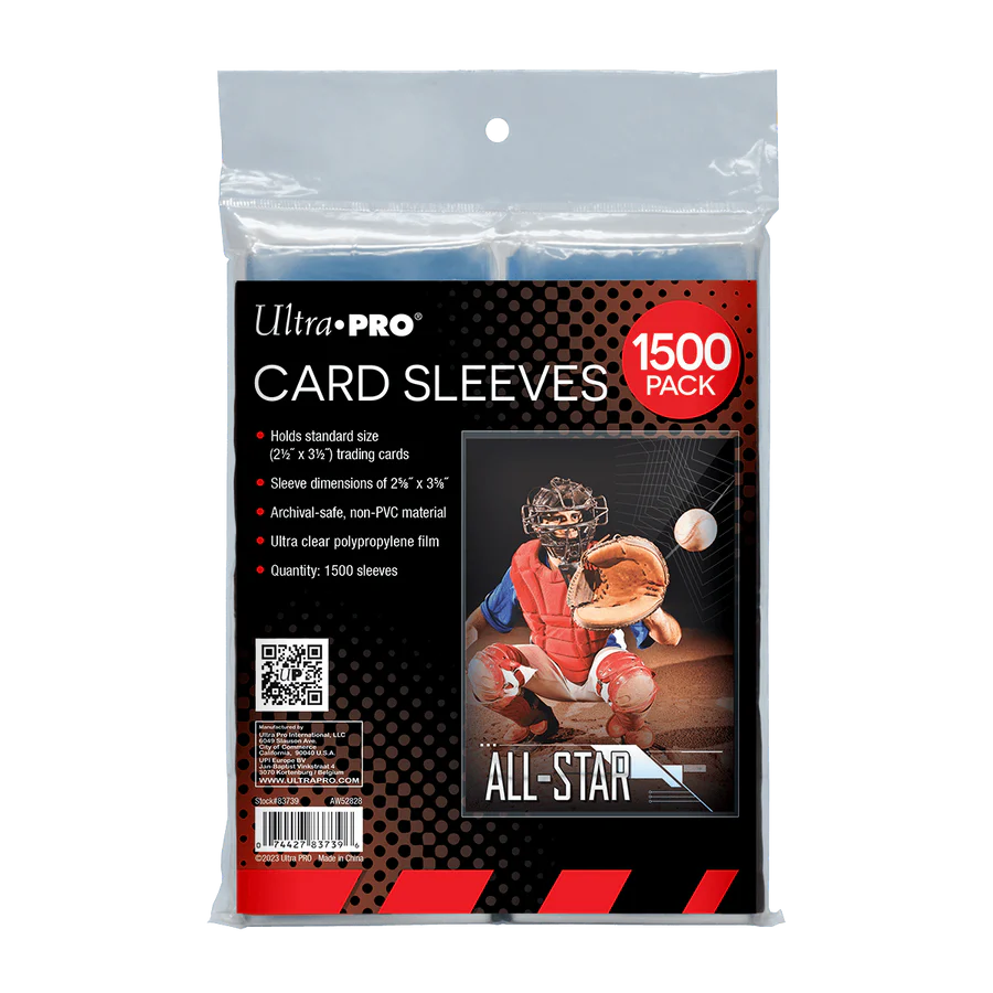 Pochettes souples x1500 pour cartes de taille standard - Ultra Pro