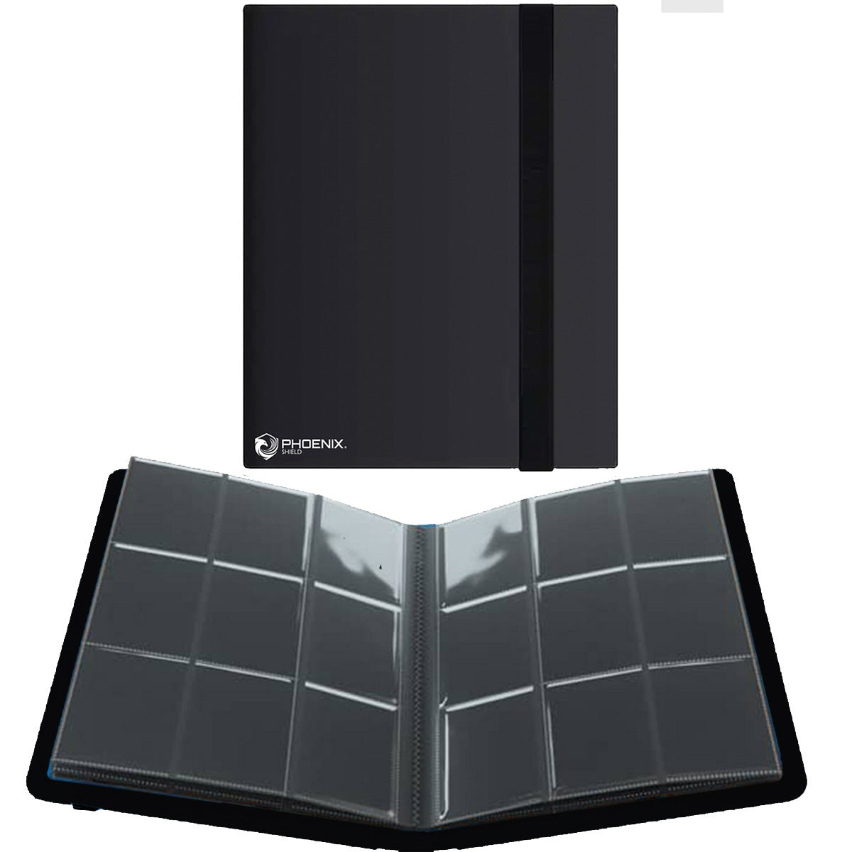 Classeur simple 396 cases Noir - Phoenix Shield