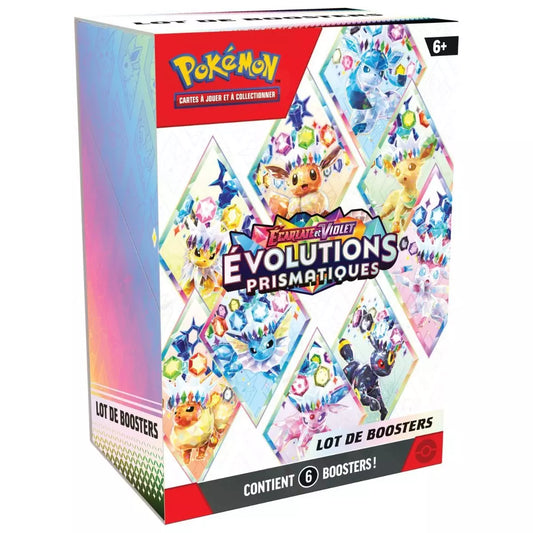 Pokemon 8.5 : Evolutions Prismatiques - Bundle 6 boosters