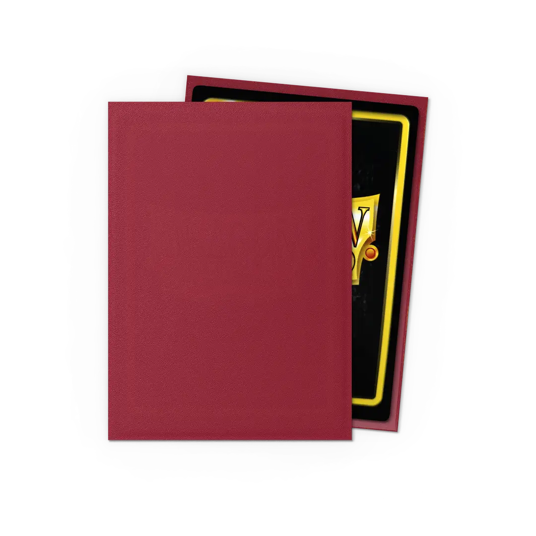 Dragon Shield - 100 protège-cartes standard Mat - Blood Red